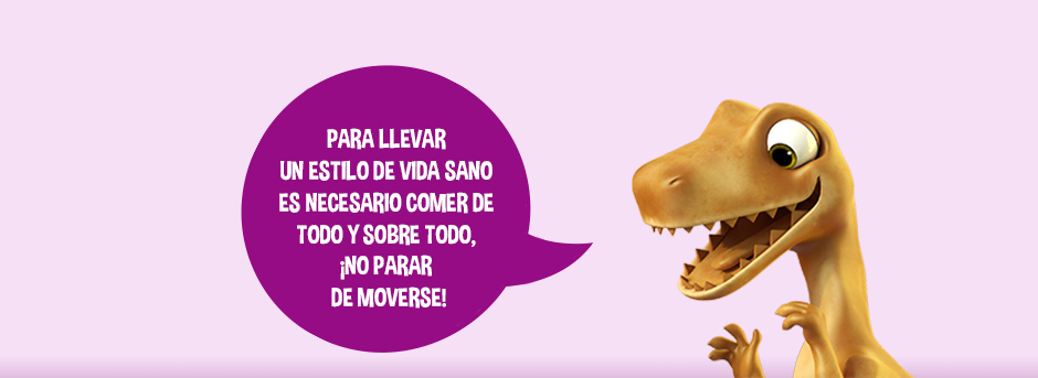 Dinoconsejos_hacer ejercicio y comer de todo